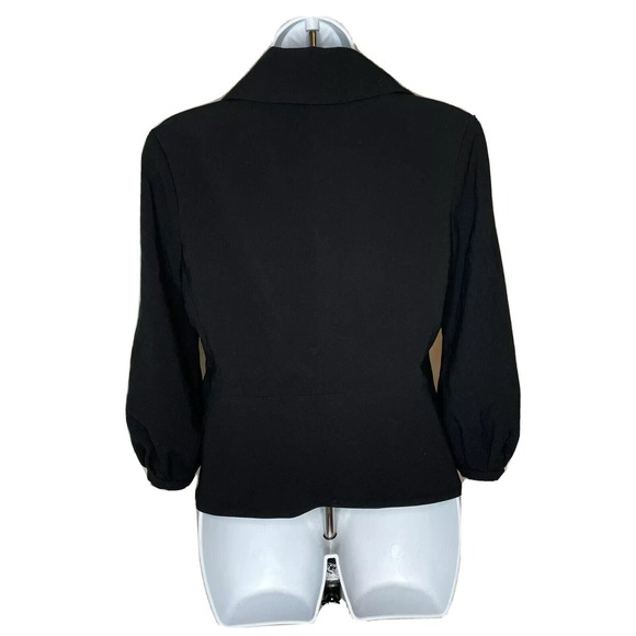 Cabi Womens Blazer Abbott Jacket Size 4 Black Blazer Style 3027 New NWT - Picture 3 of 5